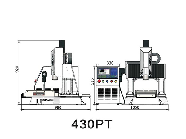 430PT系列臺(tái)式小型加工中心